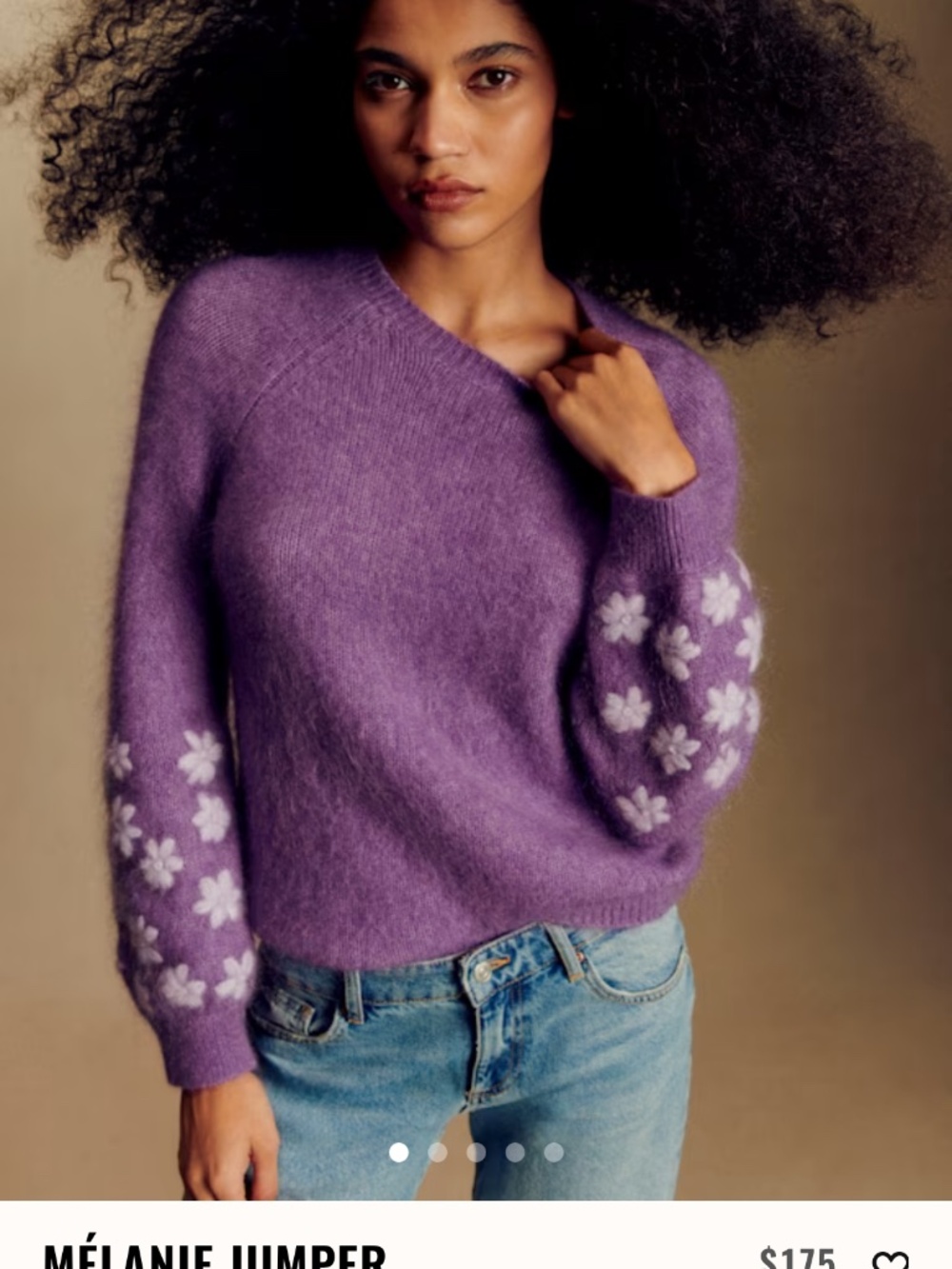 Sezane Melanie Jumper Amethyst